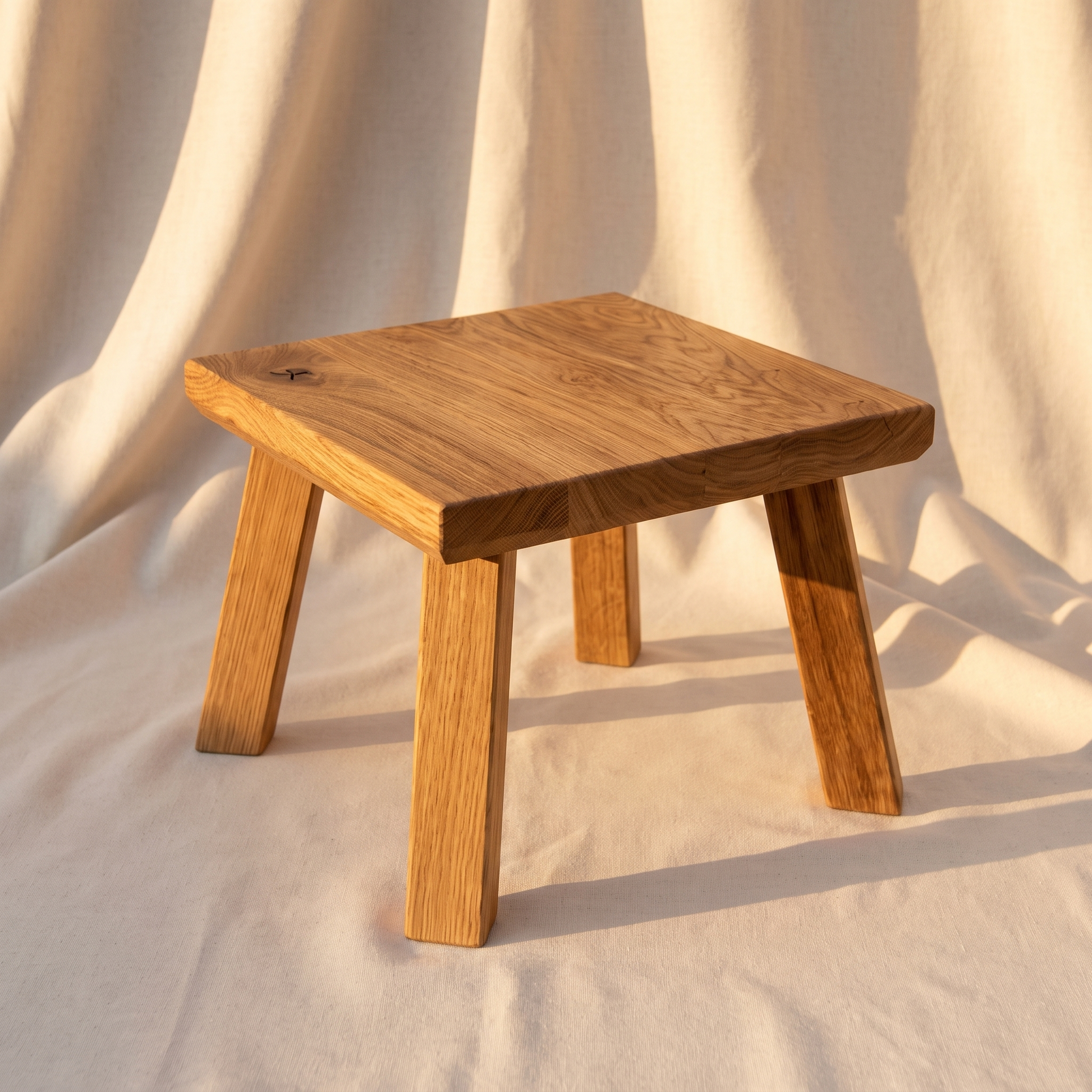 Hocker im Abendlicht